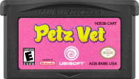 Petz Vet GameBoy Advance US box art